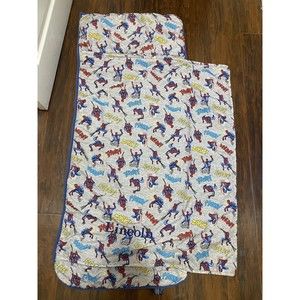 Pottery Barn Children's Roll Up Nap Mat Spiderman Preschool Sleeper LINCOLN